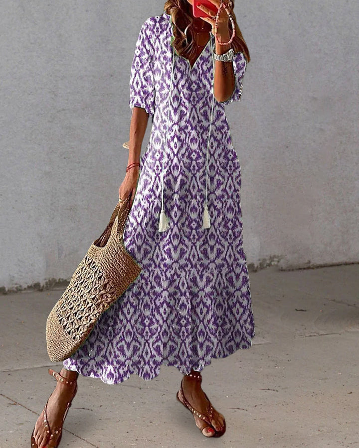 Michela – Vestito boho morbido