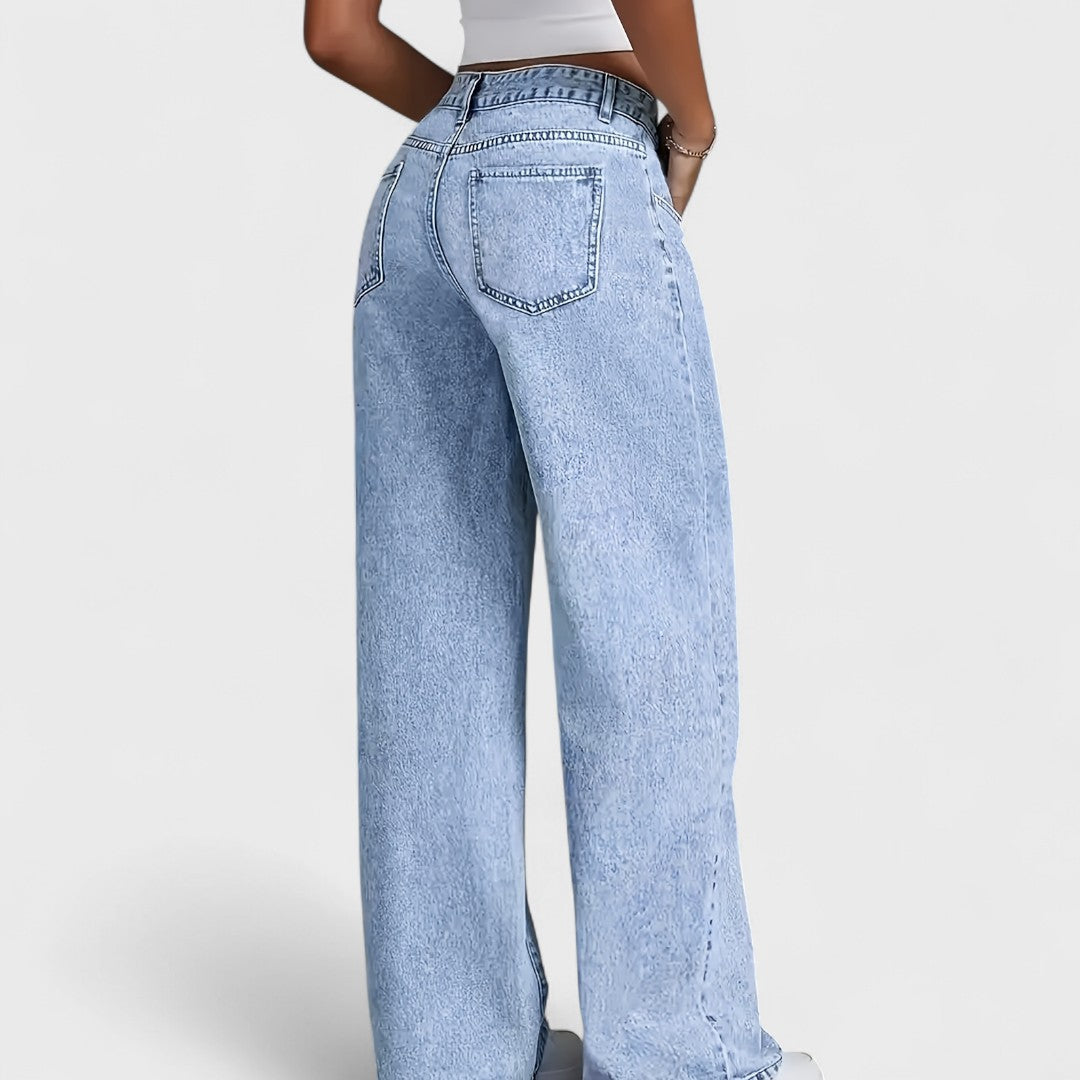 Mara - Jeans dritti larghi da donna