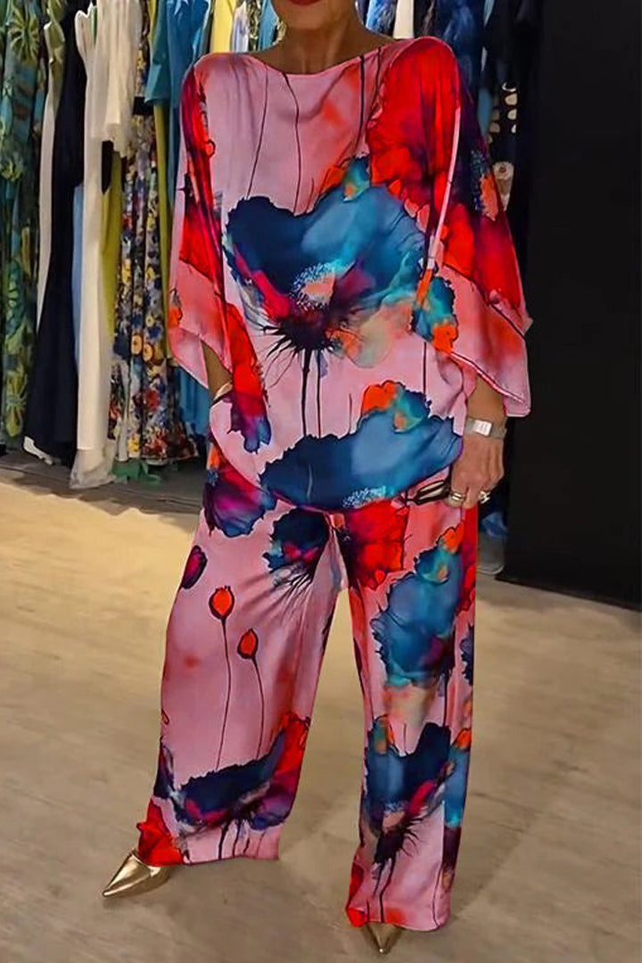 Emmarie - Completo elegante stampato