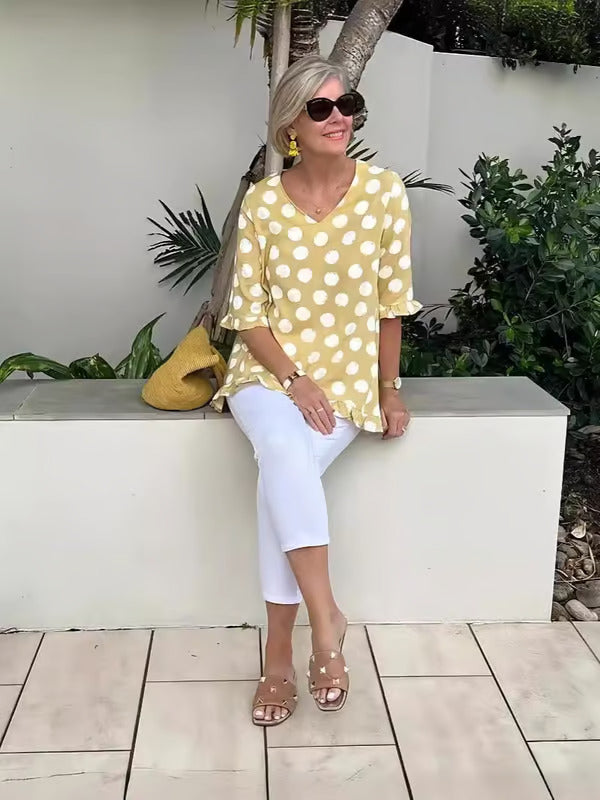 Bloomie - Blusa a V