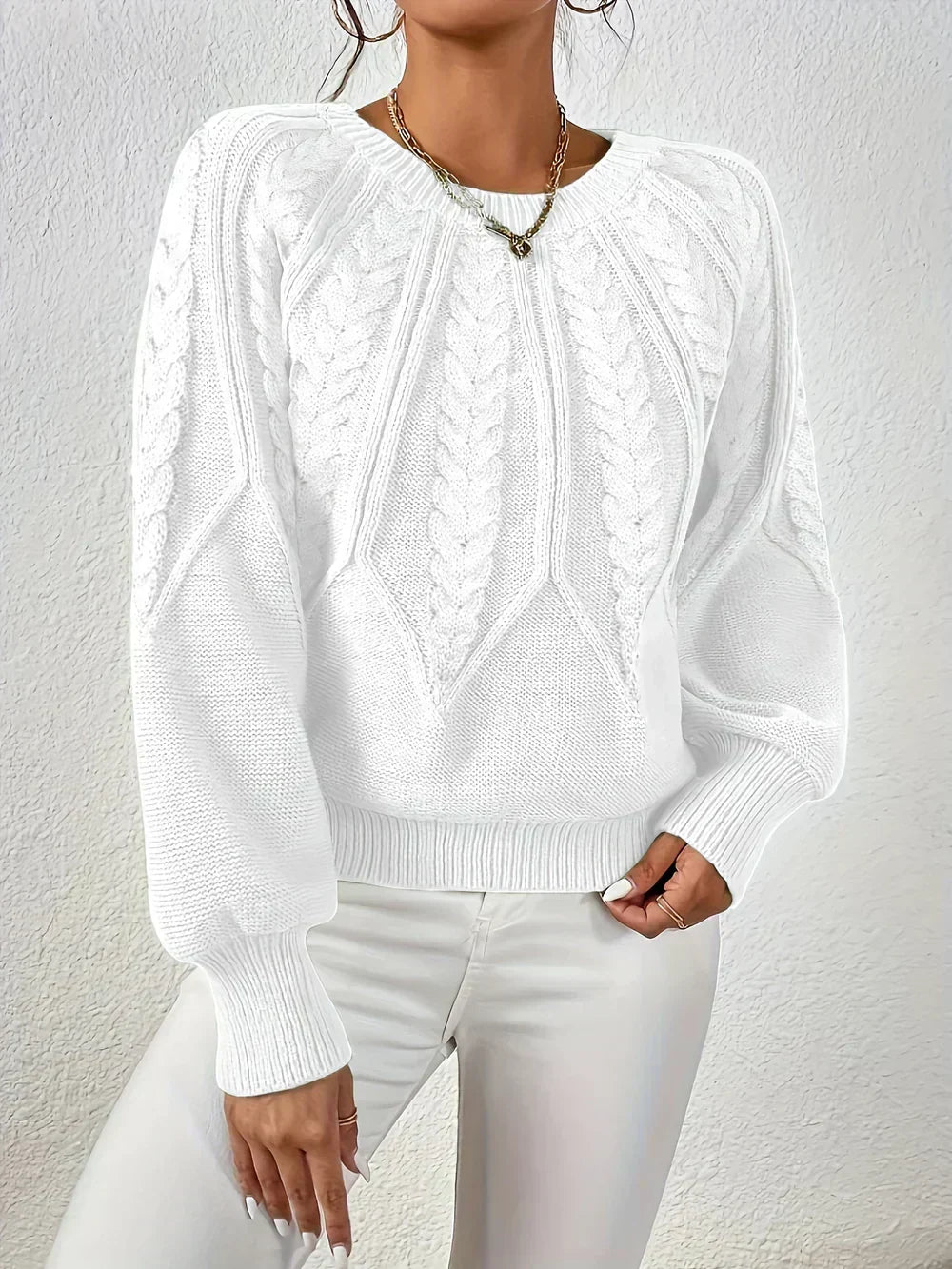 Rita | Maglione Elegante con Motivo Intrecciato