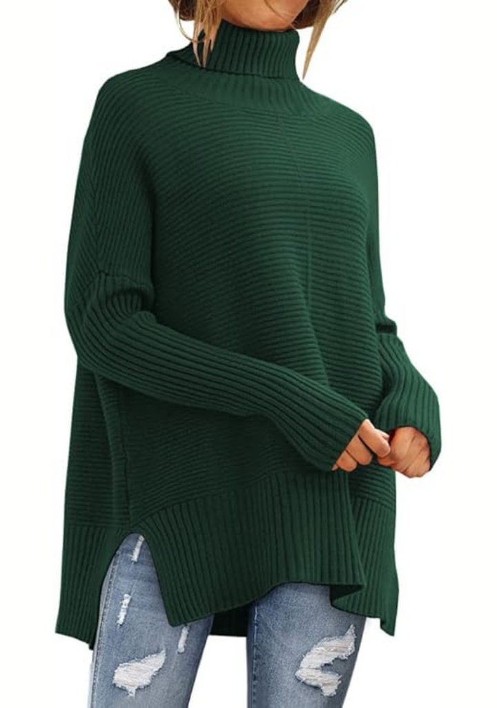 Elisa | Maglione Caldo con Collo Alto Avvolgente