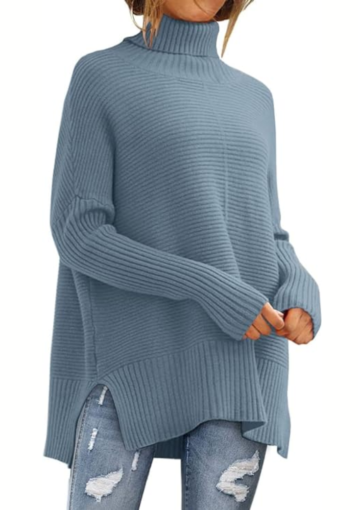 Elisa | Maglione Caldo con Collo Alto Avvolgente