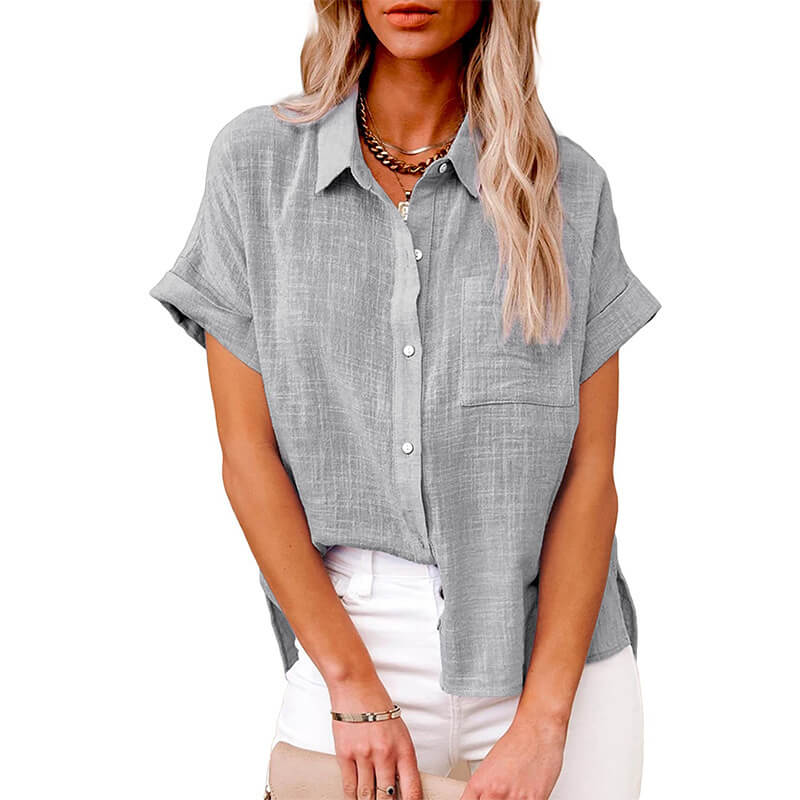 Miraqua - Blusa con bottoni