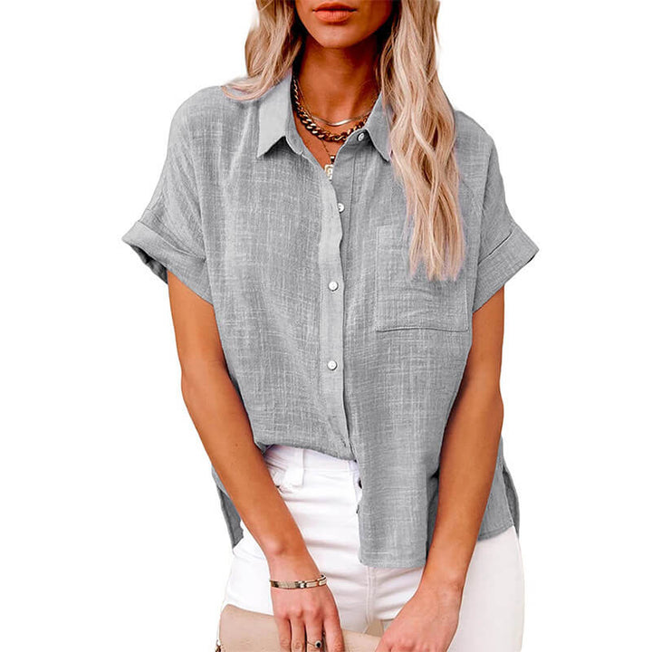 Miraqua - Blusa con bottoni