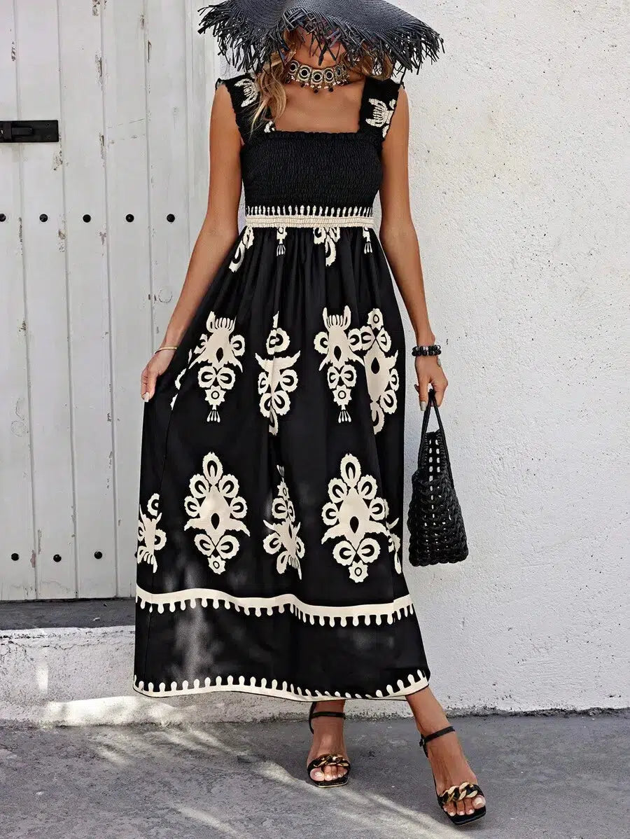 Ilaria – Vestito boho maxi