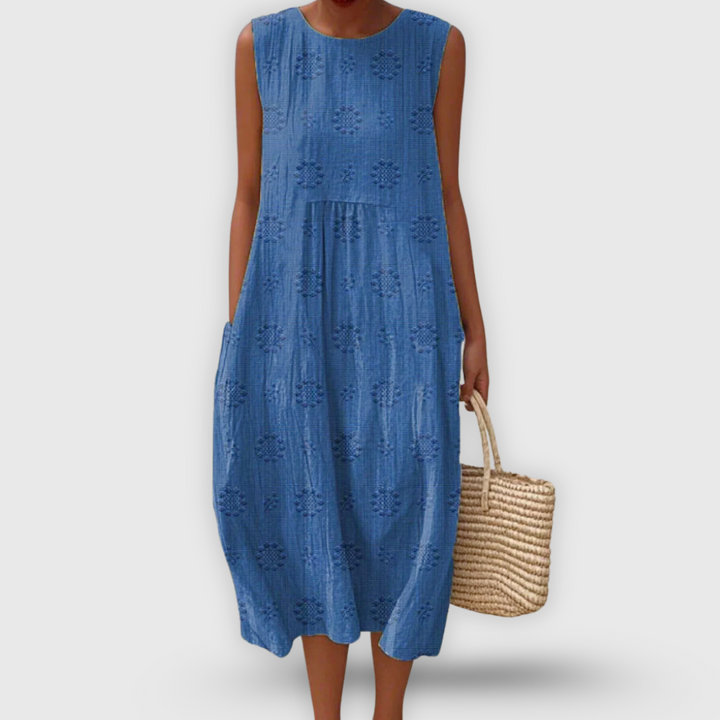 Chiara – Vestito boho con ricami