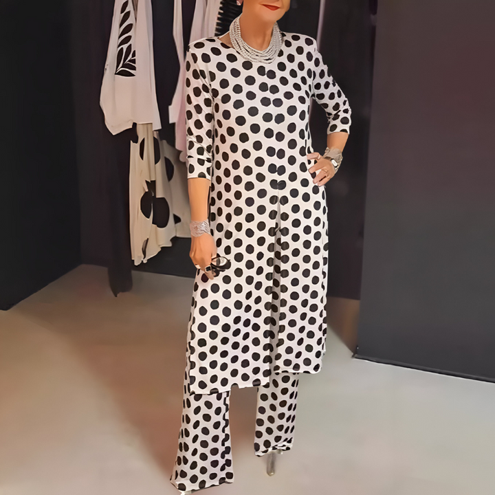 Marcella - Completo elegante stampato