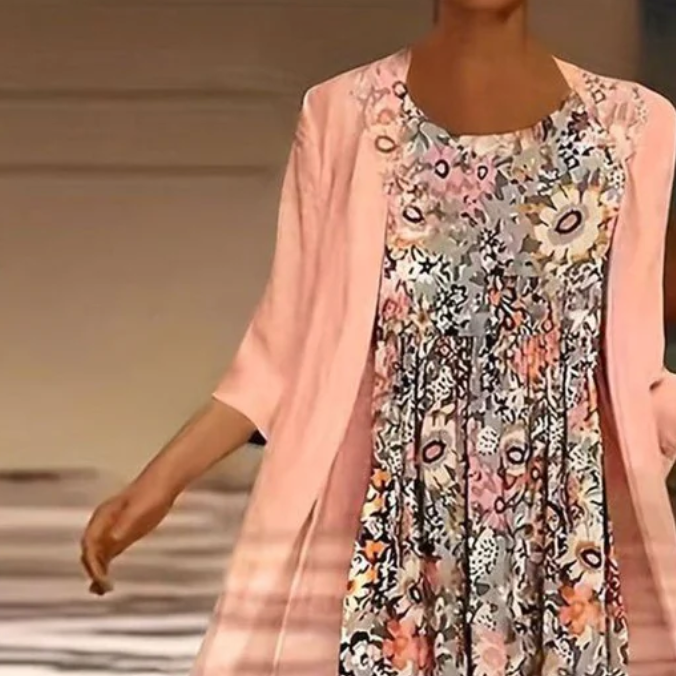 Elisa – Vestito boho floreale