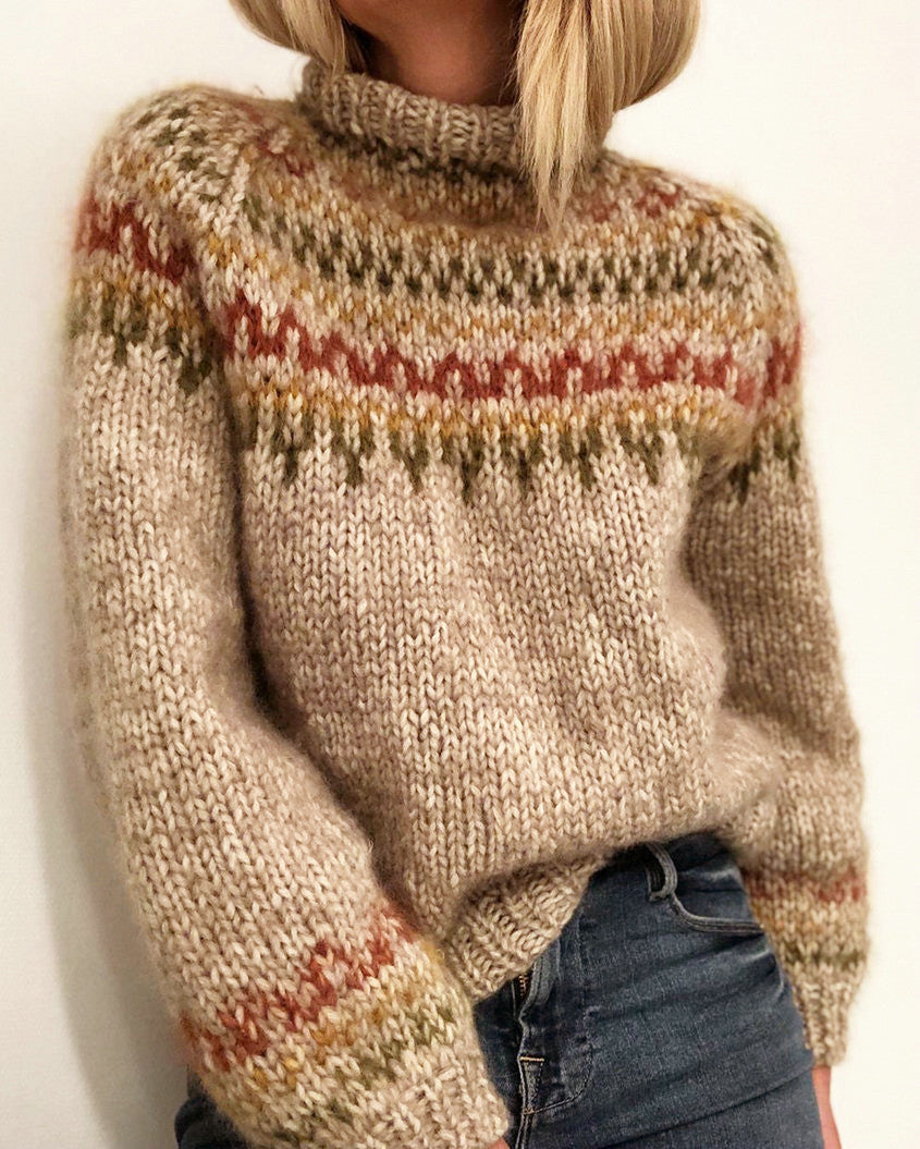 Roseline | Maglione Caldo con Collo Morbido
