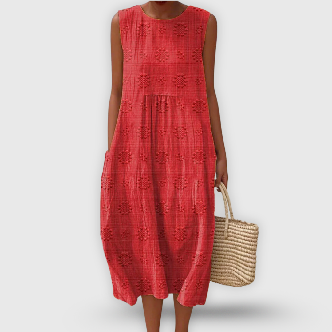 Chiara – Vestito boho con ricami