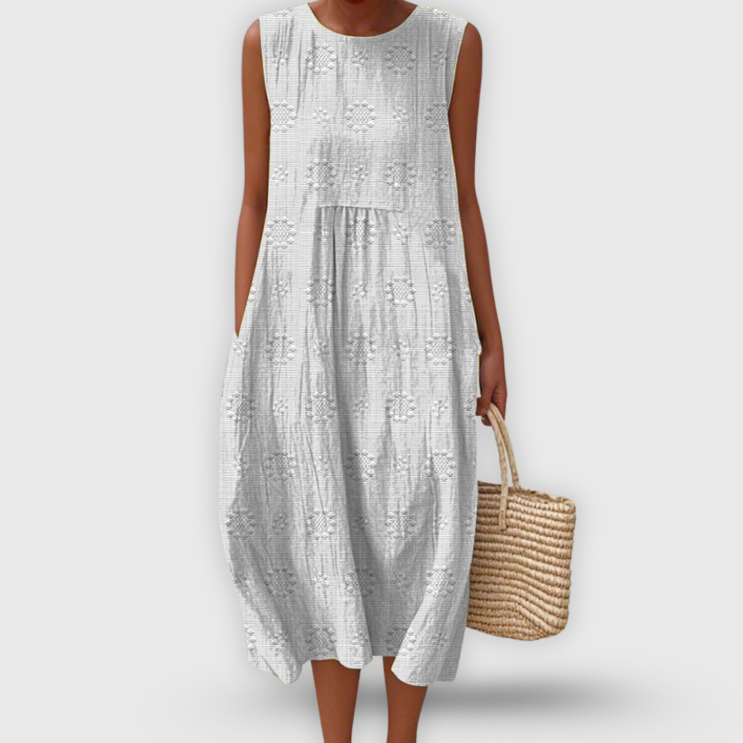 Chiara – Vestito boho con ricami