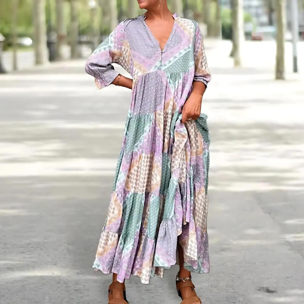 Floriana – Vestito boho stampato