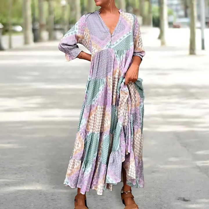 Floriana – Vestito boho stampato