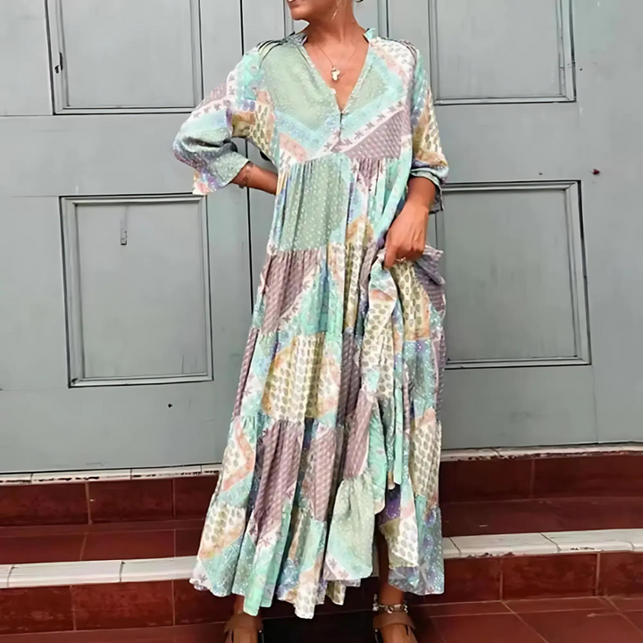 Floriana – Vestito boho stampato