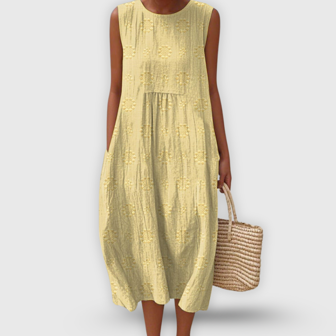 Chiara – Vestito boho con ricami