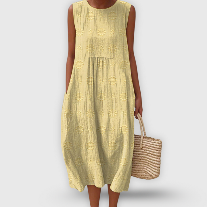 Chiara – Vestito boho con ricami