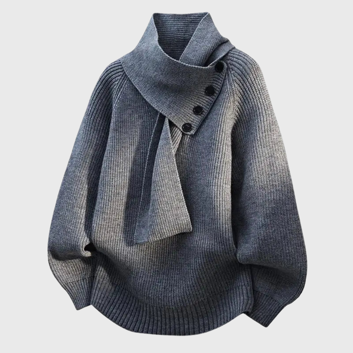 Elisa | Maglione Elegante con Collo a Scialle
