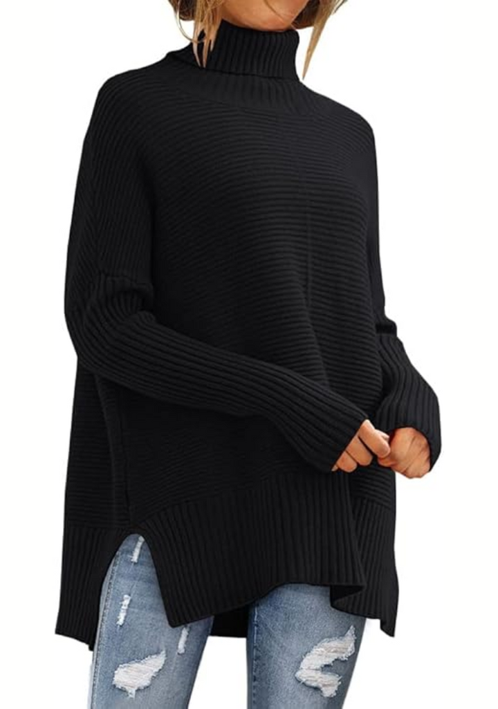 Elisa | Maglione Caldo con Collo Alto Avvolgente
