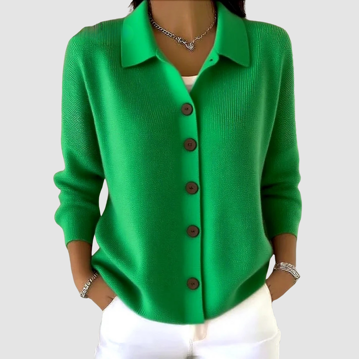 Joanna | Cardigan in Maglia con Bottoni