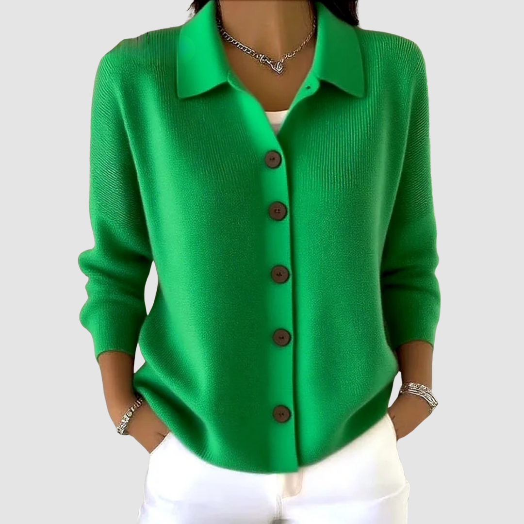 Joanna | Cardigan a Maglia con Bottoni