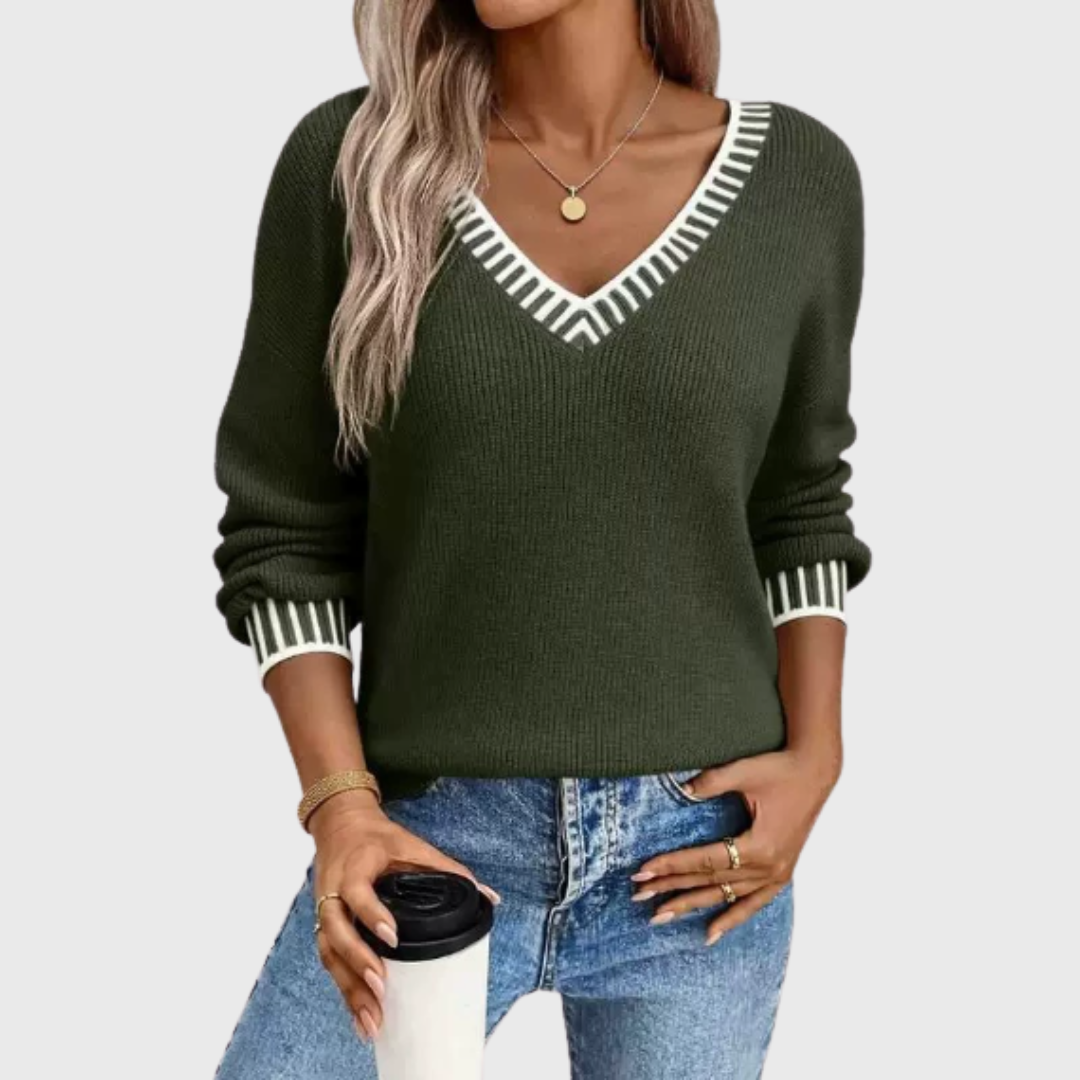Mara | Maglione Morbido con Scollatura a V