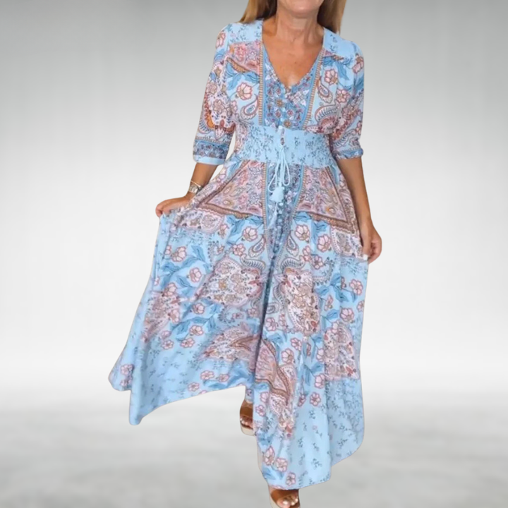 Amara – Vestito boho maxi