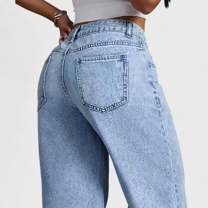 Mara - Jeans dritti larghi da donna