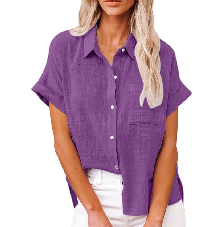 Miraqua - Blusa con bottoni