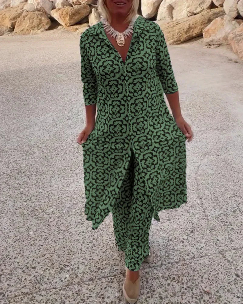 Maeve - Completo elegante geometrico
