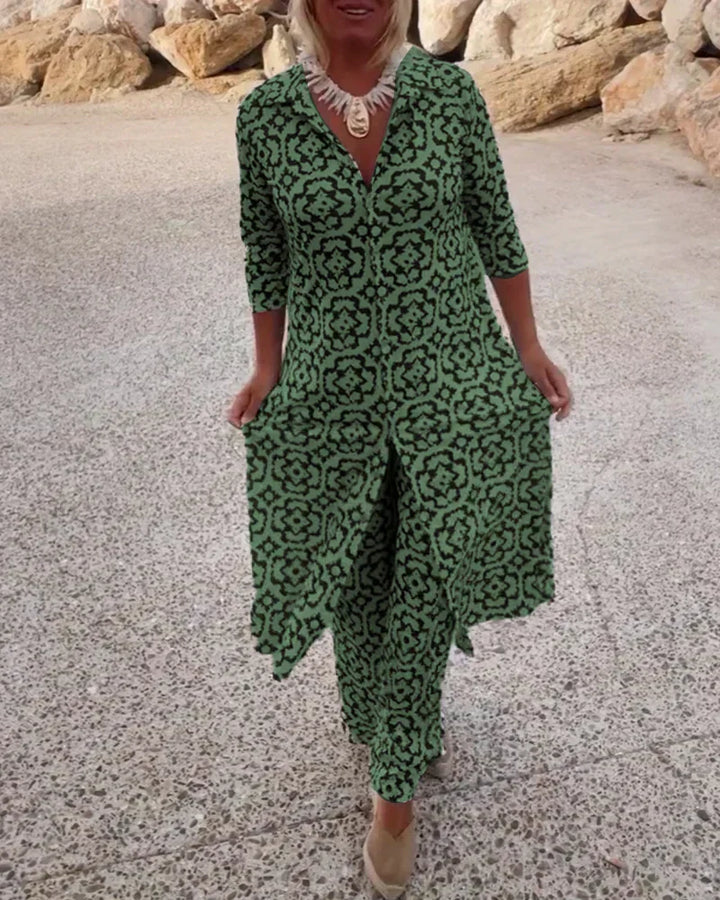 Maeve - Completo elegante geometrico