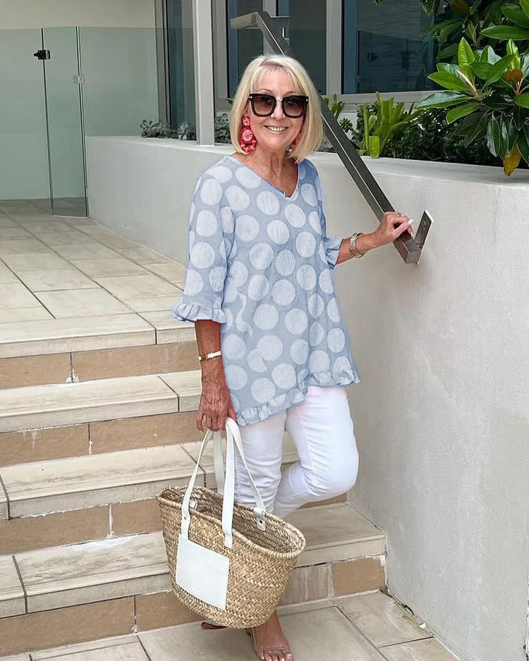 Bloomie - Blusa a V