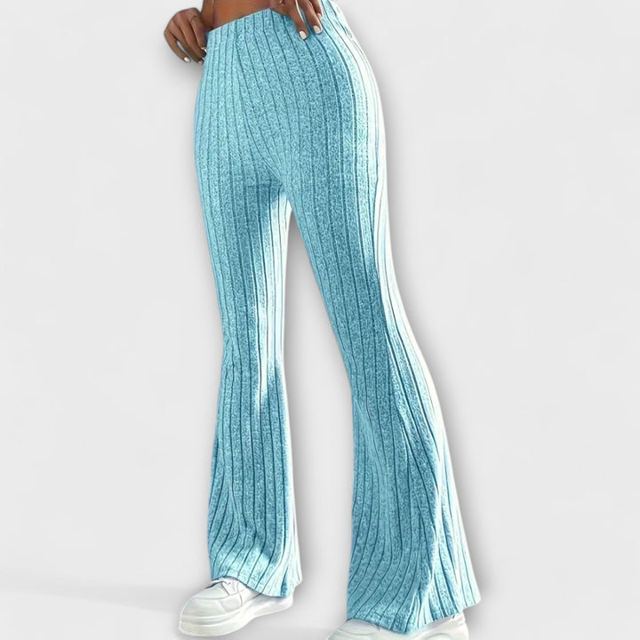 Luretta – Pantaloni a campana con struttura fine