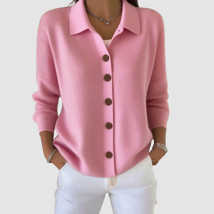 Joanna | Cardigan a Maglia con Bottoni