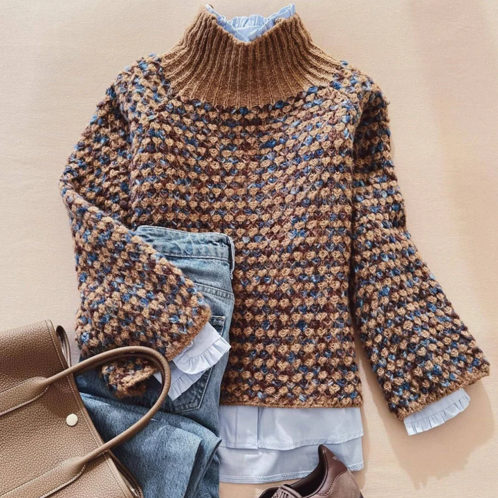 Kathy | Maglione Nordico Heritage in Misto Lana