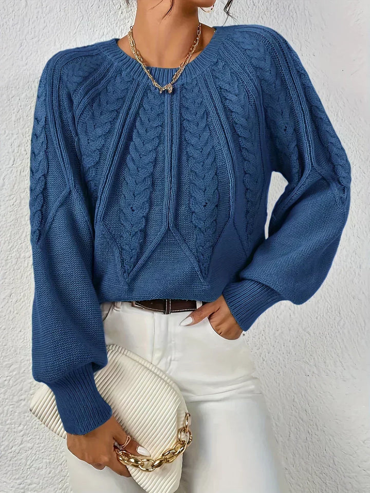 Rita | Maglione Elegante con Motivo Intrecciato