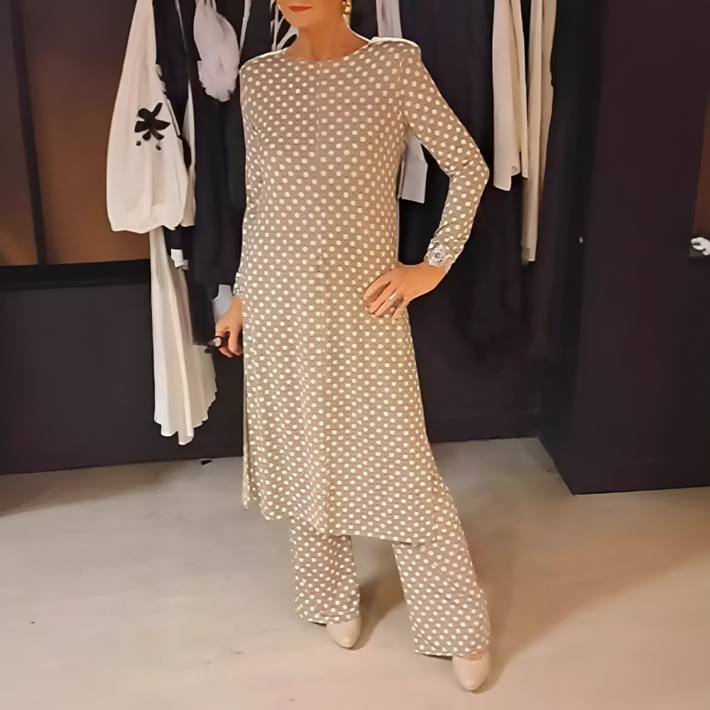Marcella - Completo elegante stampato