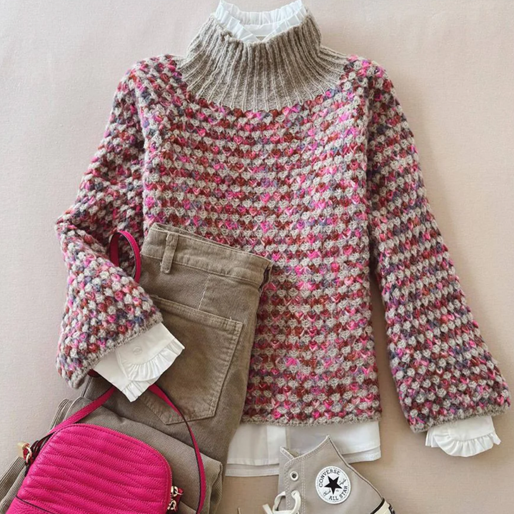 Kathy | Maglione Nordico Heritage in Misto Lana