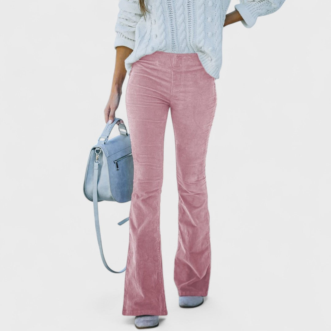 Chloe - Pantaloni a campana in velluto