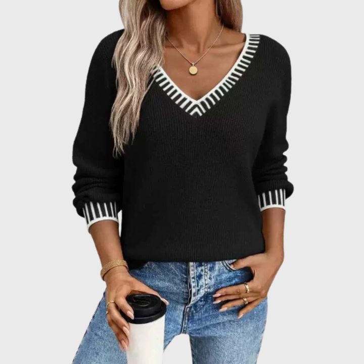 Mara | Maglione Morbido con Scollatura a V