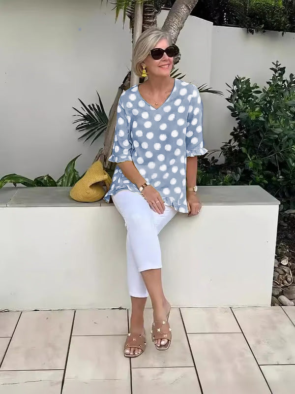 Bloomie - Blusa a V