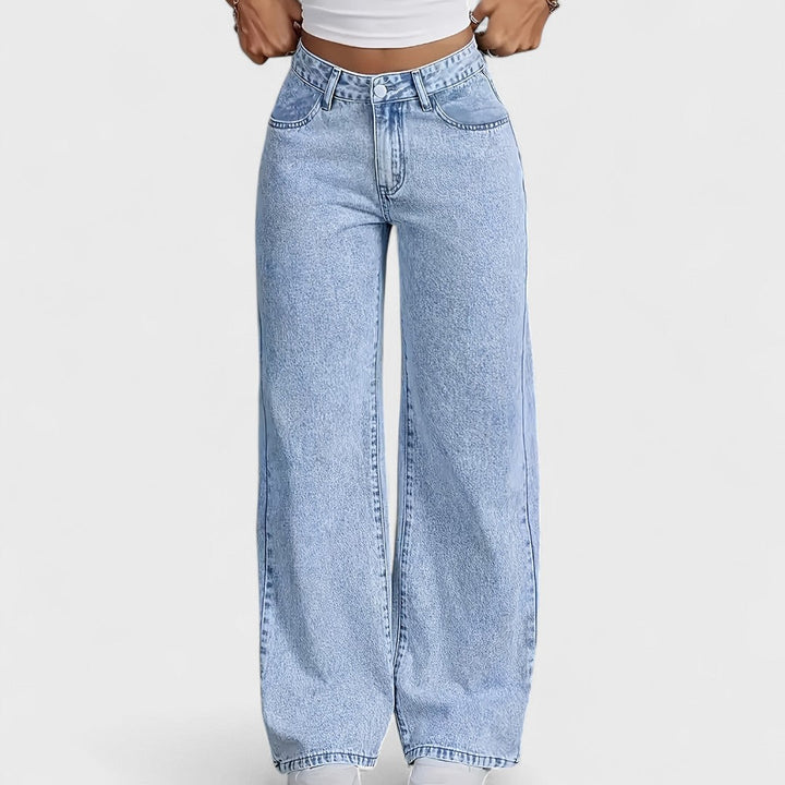 Mara - Jeans dritti larghi da donna