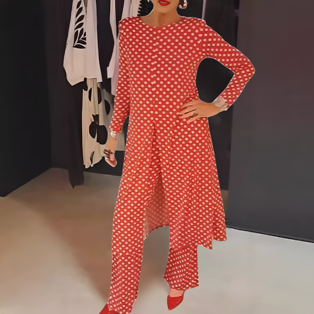 Marcella - Completo elegante stampato