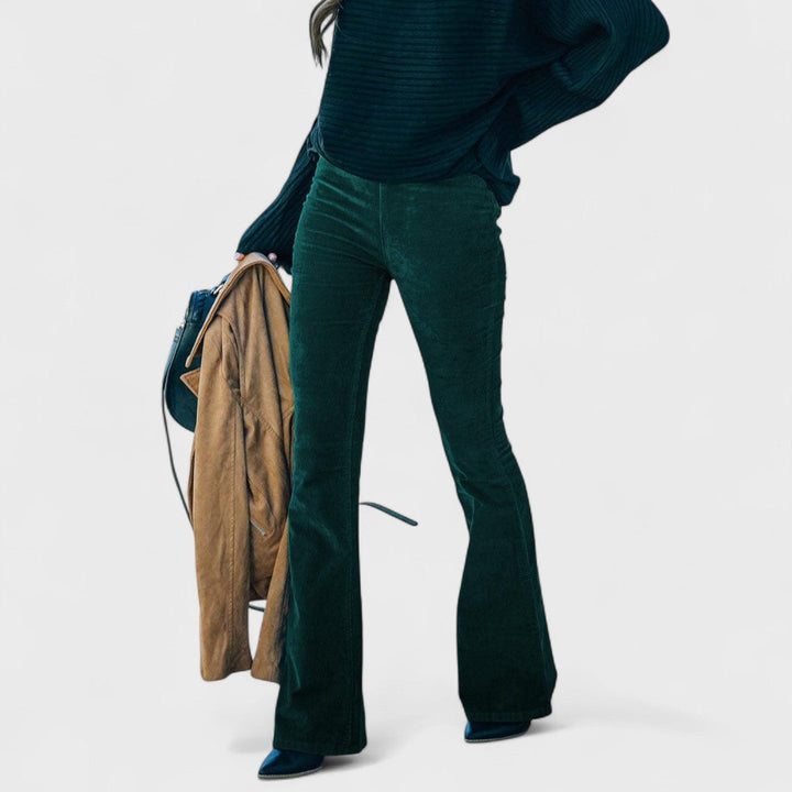 Chloe - Pantaloni a campana in velluto