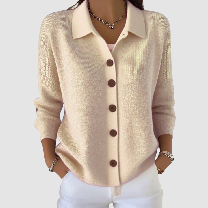 Joanna | Cardigan a Maglia con Bottoni