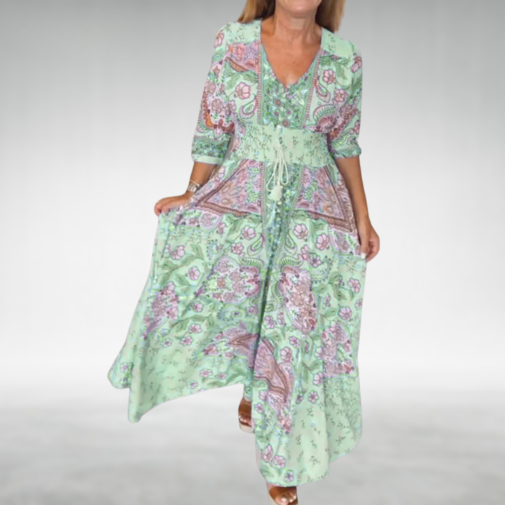 Amara – Vestito boho maxi