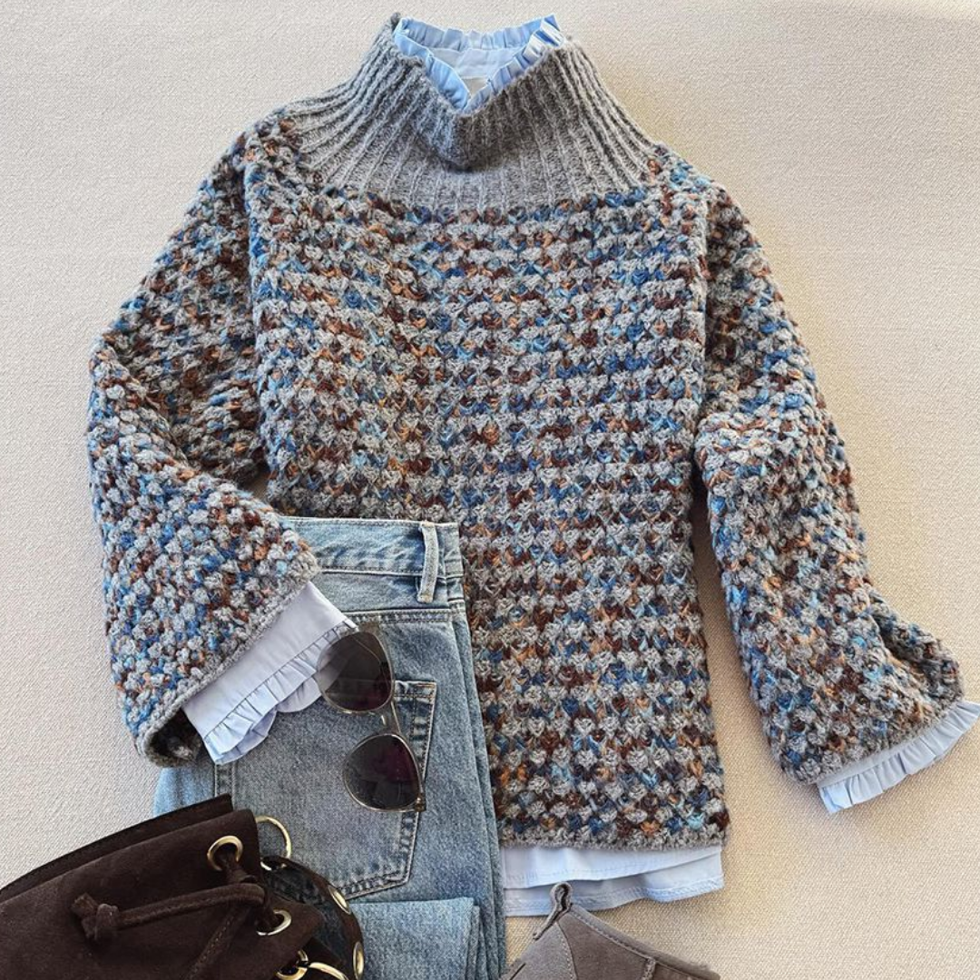 Kathy | Maglione Nordico Heritage in Misto Lana