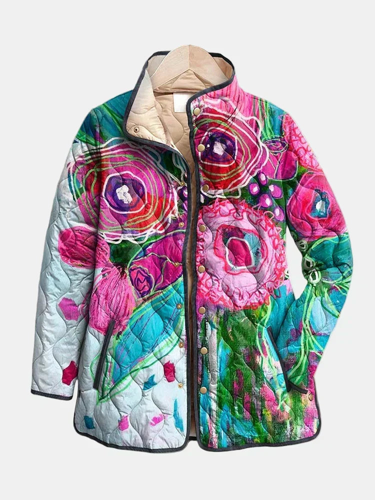 Arianne | Giacca Elegante con Motivo Floreale