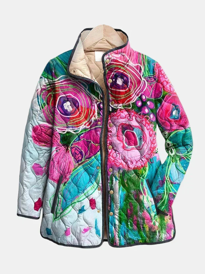 Arianne | Giacca Elegante con Motivo Floreale