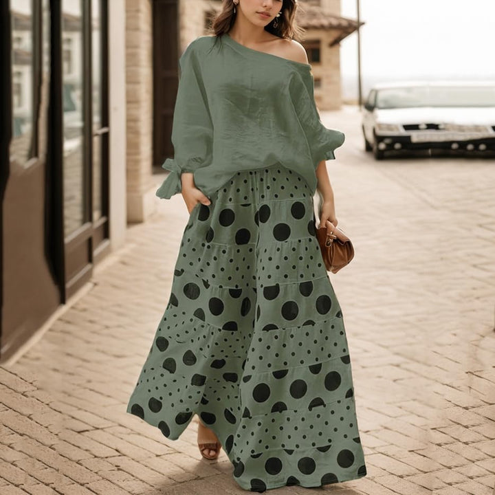 Viella - Completo set di due pezzi stampato